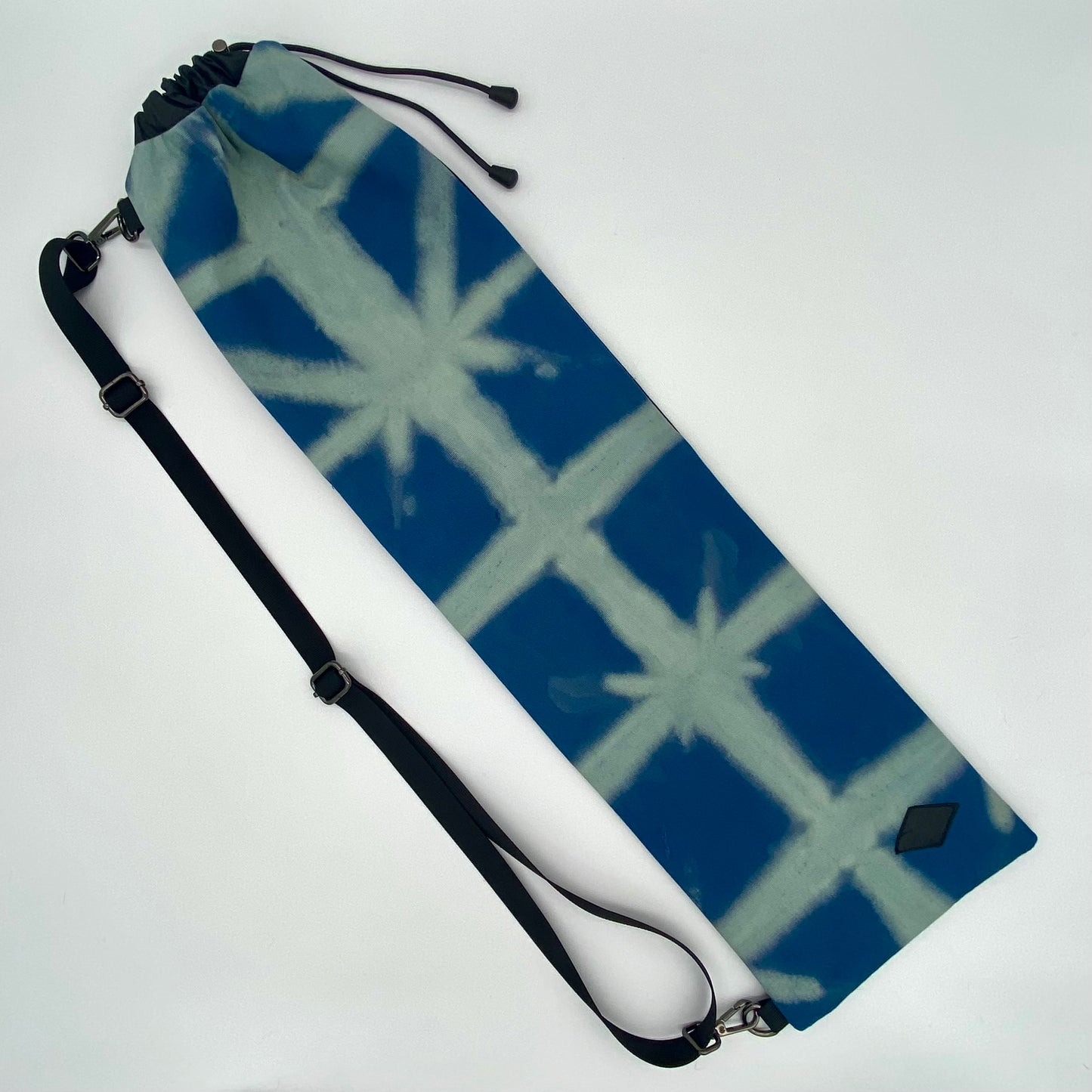 blue yoga bag