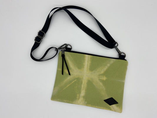 green shoulder bag