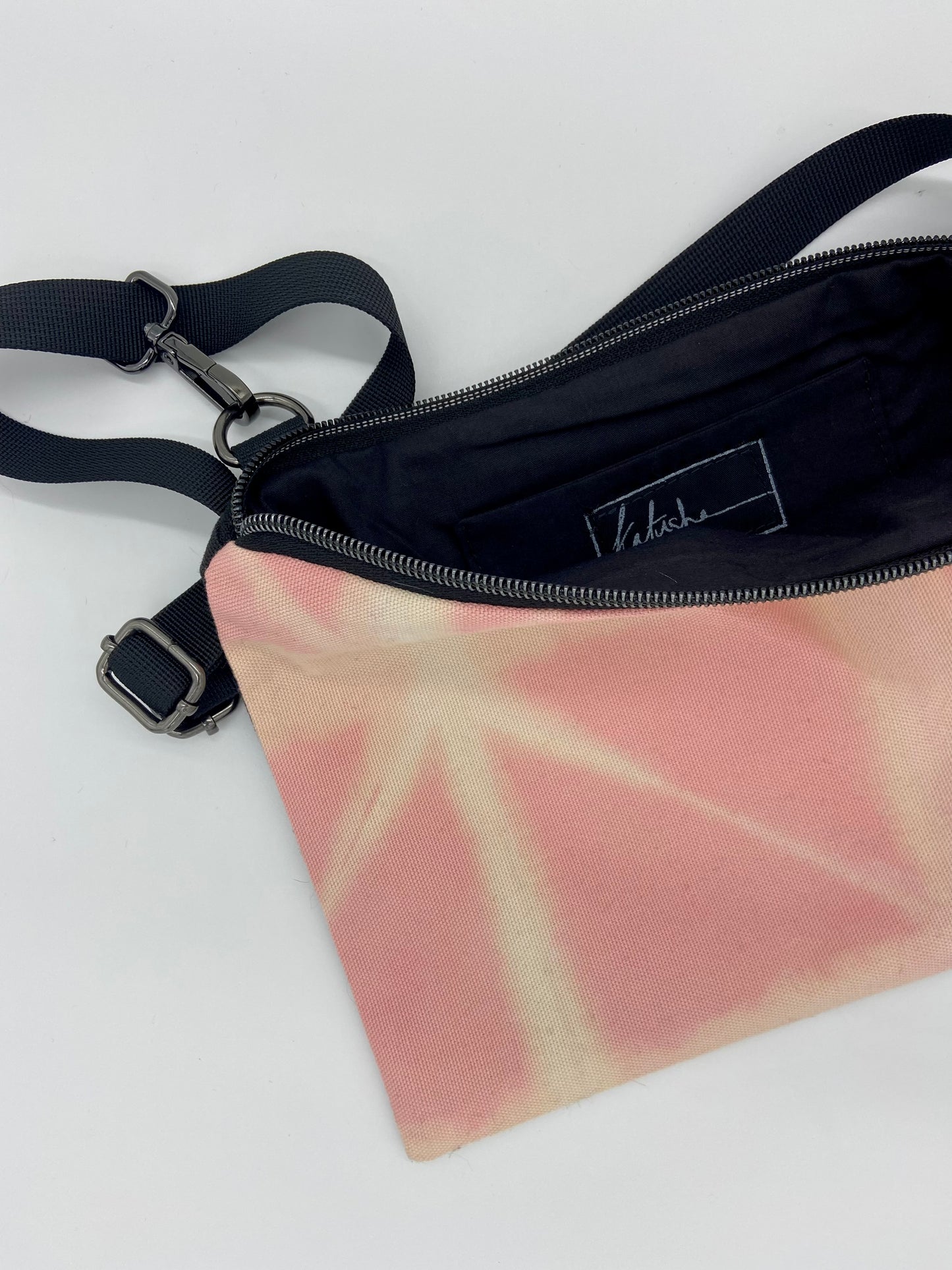 pink shoulder bag